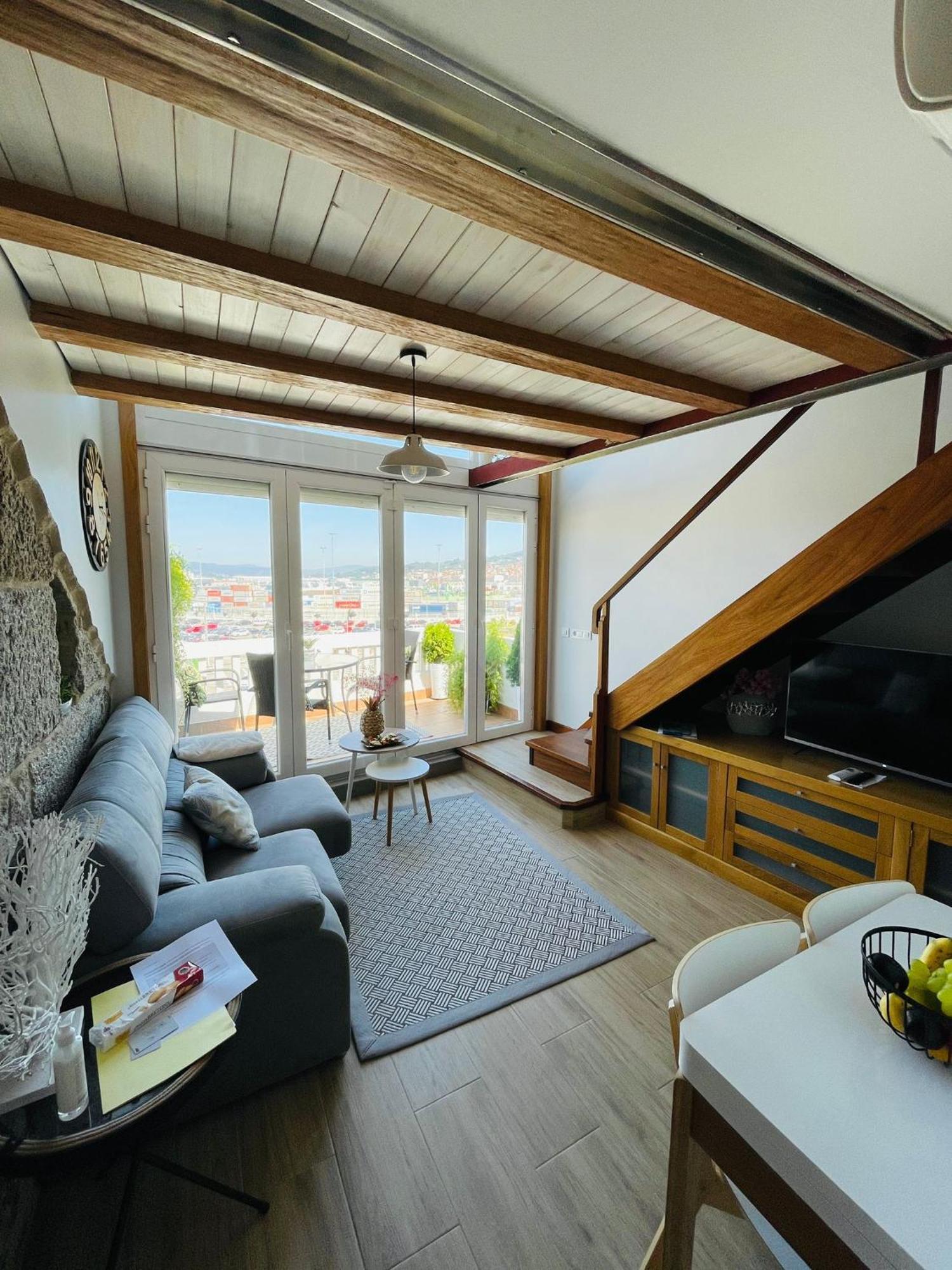 Atico Almuina. Apartment Marin Luaran gambar